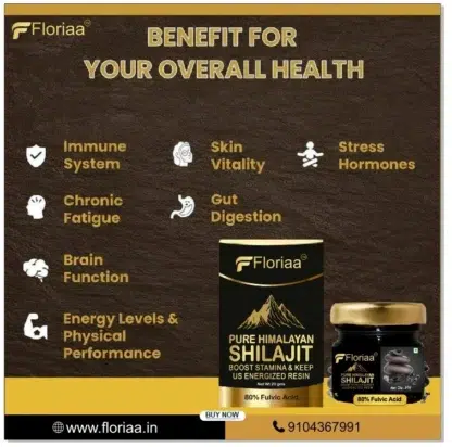 Lab tested purity certification for Floriaa Shilajit