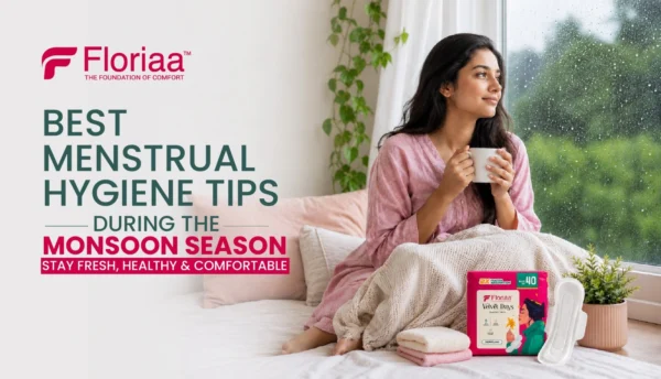 Menstrual Hygiene Tips During the Monsoon Season for women using Floriaa sanitary pads